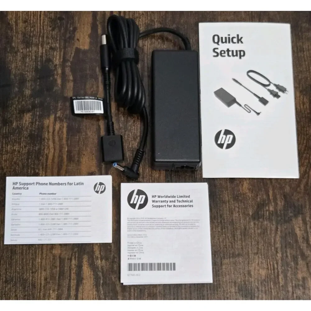 Genuine HP 90W Smart AC Power Adapter Charger - Open Box - Universal for HP